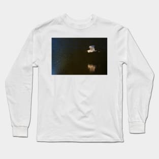 Into the Light - Snowy Egret Long Sleeve T-Shirt